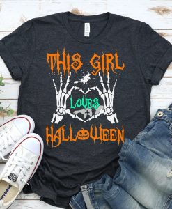 This Girls Loves Halloween T-Shirt AL6AG2