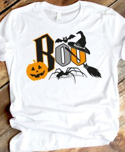 Boo Halloween Witch Pumpkin T-Shirt AL