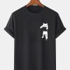 Cat Chest T-Shirt AL