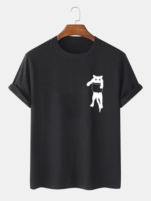 Cat Chest T-Shirt AL