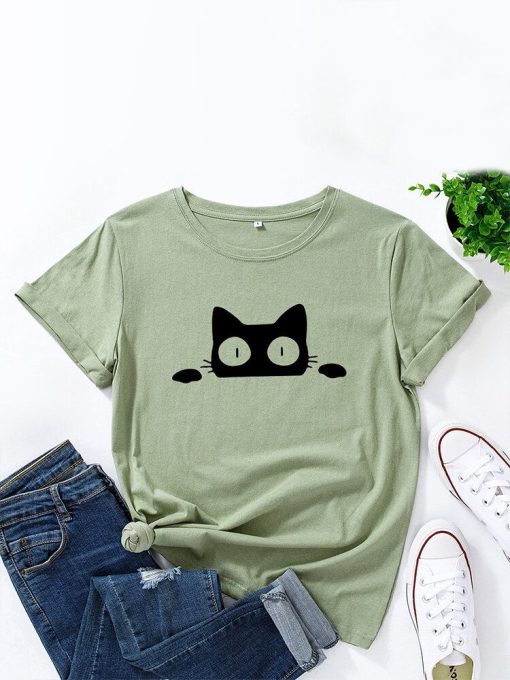 Cat Loose T-Shirt AL