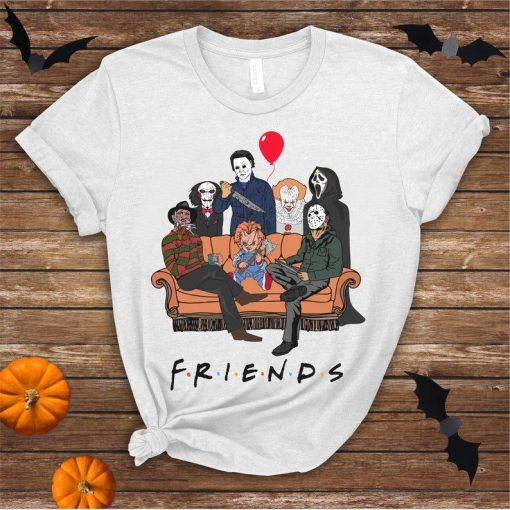 Halloween Funny Horror Friends T-Shirt AL