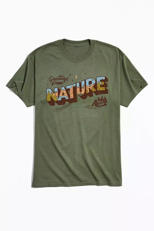 Skitchism Greetings From Nature T-Shirt AL1S2