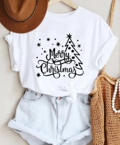 Snow Winter Merry Christmas 90s Cute New Year Holiday T-Shirt AL