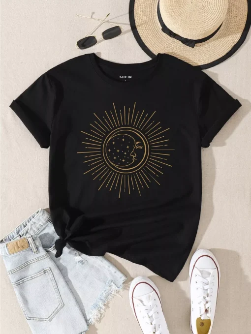 Sun and Moon T-Shirt AL