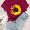 Sunflower and Butterfly T-Shirt AL