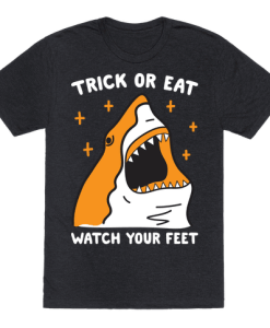 Trick Or Eat Shark T-Shirt AL
