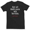 Big And Tall Math Puns Humor T-Shirt AL