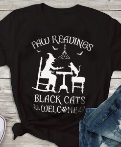 Black Cats Welcome T-Shirt AL