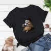 Busy Sloth Cartoon T-Shirt AL