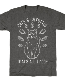 Cats and Crystals T-Shirt AL