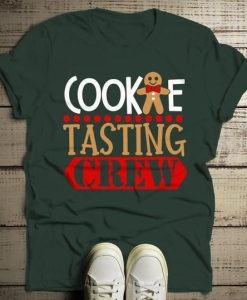 Cookie Tasting Crew Matching Xmas T-Shirt AL