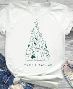 Merry Catmas T-Shirt AL