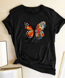 Summer Color Butterfly T-Shirt AL