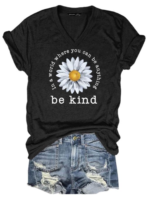 Sun Flower Be Kind T-Shirt AL