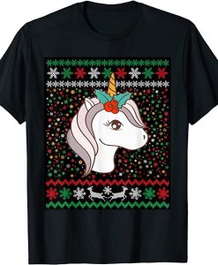 Ugly Christmas Unicorn T-Shirt AL