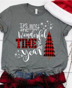 Christmas Buffalo Plaid T-Shirt AL