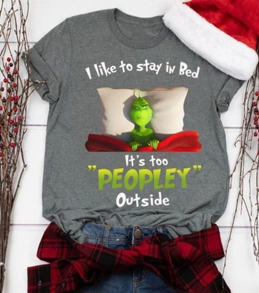 Christmas Grinch Print T-Shirt AL