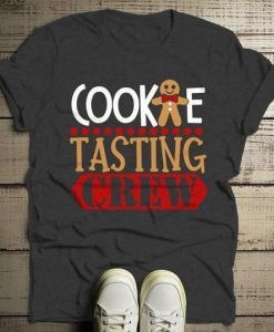 Christmas Cookie Tasting Crew Matching Xmas T-Shirt AL