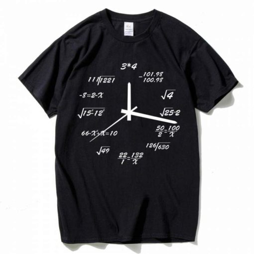 Math Creative Clock T-Shirt AL