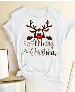 Merry Christmas Deer T-Shirt AL
