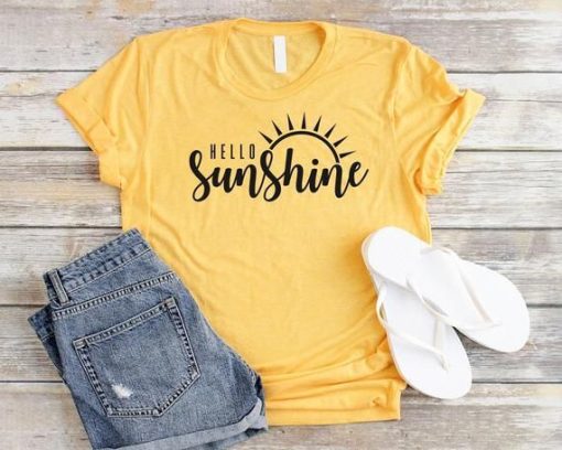 Sun Hello Sunshine T-Shirt AL