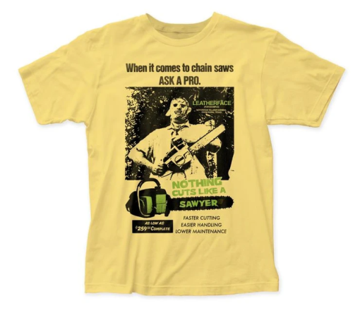 Texas Chainsaw Massacre Cuts Like A Sawyer T-Shirt AL