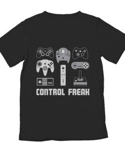 Video Game Control Freak Gamer T-Shirt AL