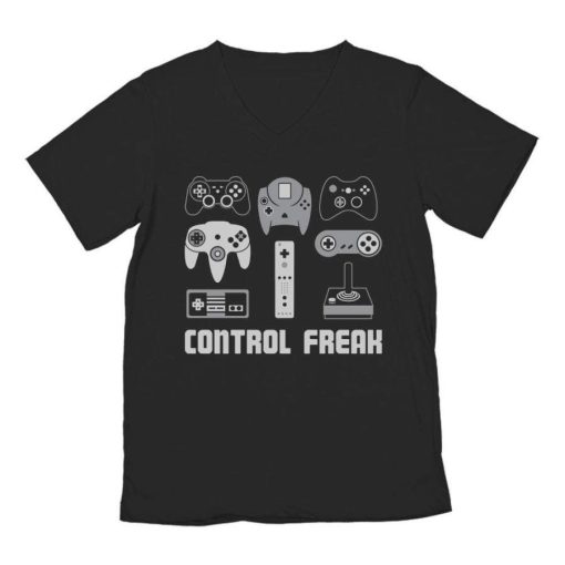 Video Game Control Freak Gamer T-Shirt AL