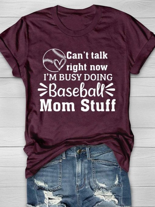 Baseball Mom Stuff T-Shirt AL
