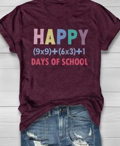 Days Of School T-Shirt AL