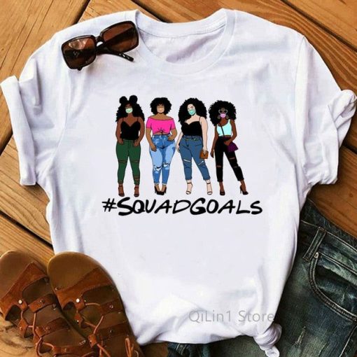 God says you are black girl T-Shirt AL