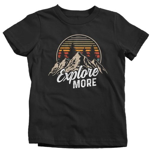 Hiker Camping Mountains T-Shirt AL