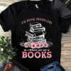 I'm Done People Where Are My Books T-Shirt AL