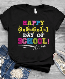 Math happy 100 day of school T-Shirt AL