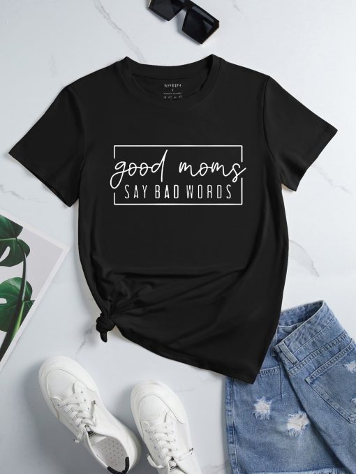 Slogan Graphic T-Shirt AL10J3