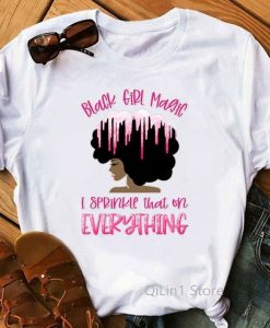 God says you are black girl T-Shirt AL