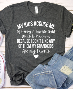 My Kids Accuse Me Of Having A Favorite Child T-Shirt AL