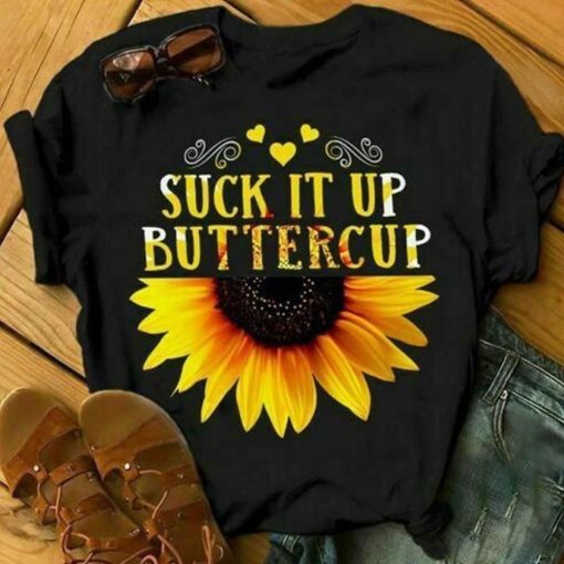 Round neck half sunflower T-Shirt AL