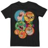 Cartoon Network Uncle Grandpa Circle Portrait Collage Logo T-Shirt AL