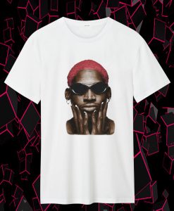 Dennis Rodman Red Hair T Shirt