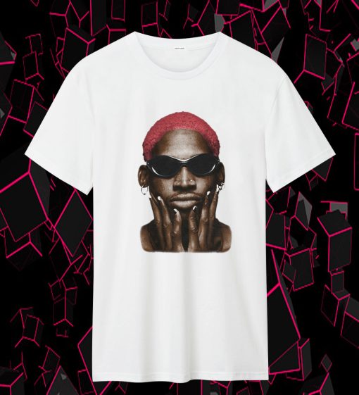 Dennis Rodman Red Hair T Shirt