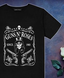 Guns N Roses Jack Daniels Since 1985 T Shirt