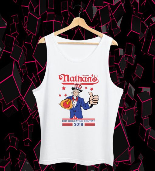 Nathan's Famous Hot Dog Eating Contest Joey Chestnut Tank Top