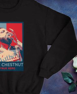 joey chestnut a true hero Classic Sweatshirt