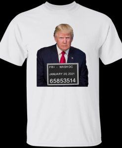 Donald Trump Mugshot Funny Political Unisex T-Shirt