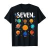 Solar System Planets 7 Seven T Shirt