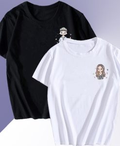 Cartoon Anime Couple Match T Shirt