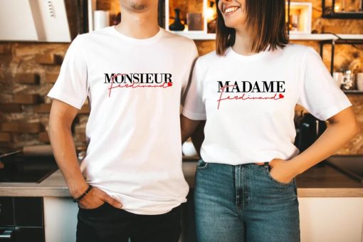 Madame Monsieur Couple T Shirt