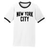 New York City John Lenon Ringer T Shirt SM